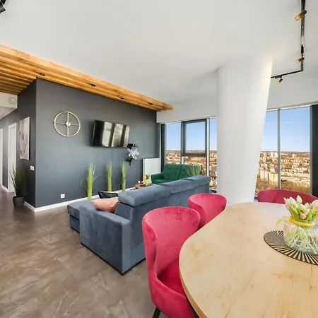 Ans Hanza Tower - 22nd Floor With View, Swimming Pool, Sauna, Jacuzzi, Viewing Terrace * Szczecin