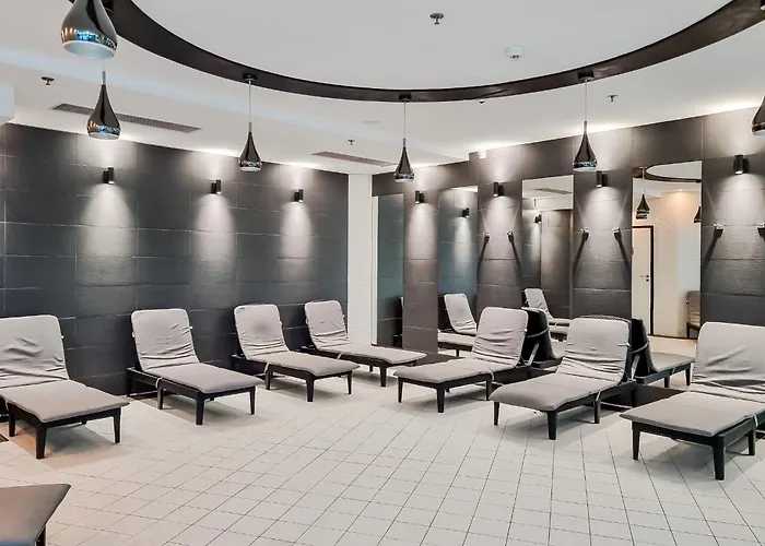 Апартаменты Ans Hanza Tower - 22nd Floor With View, Swimming Pool, Sauna, Jacuzzi, Viewing Terrace Щецин