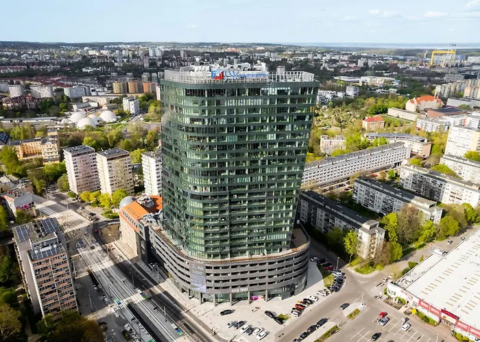 Ans Hanza Tower - 22nd Floor With View, Swimming Pool, Sauna, Jacuzzi, Viewing Terrace Щецин
