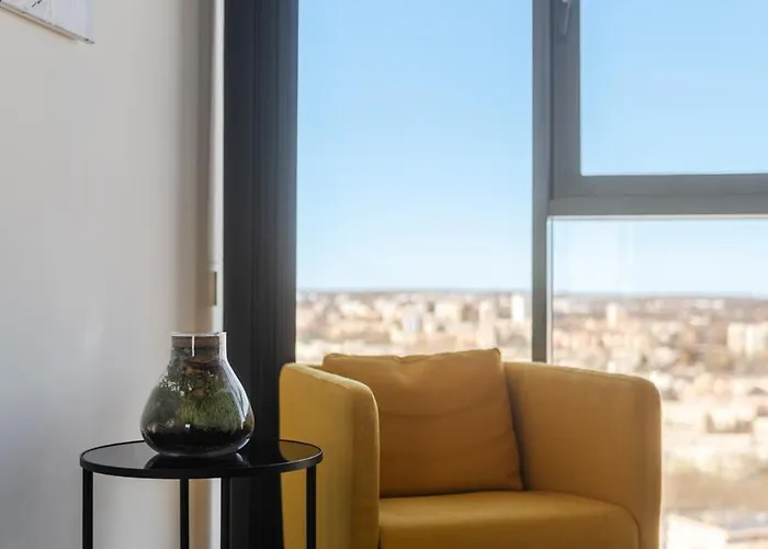 Ans Hanza Tower - 22nd Floor With View, Swimming Pool, Sauna, Jacuzzi, Viewing Terrace Апартаменты Щецин